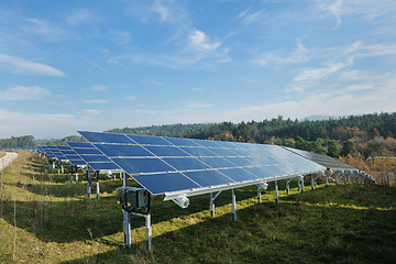 Image showing solar panel renewable energy field