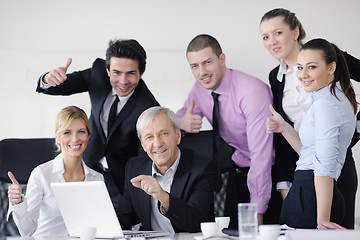 Image showing business people group on meeting