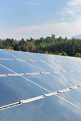 Image showing solar panel renewable energy field