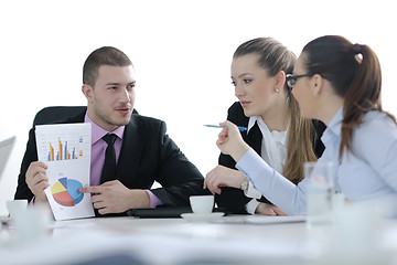 Image showing business people group on meeting