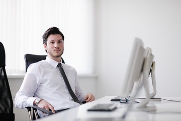 Image showing business people group working in customer and helpdesk office