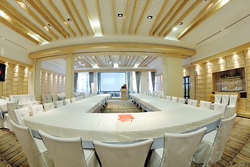 Image showing Empty business conference room