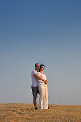 Image showing couple enjoying the sunset