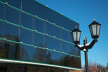 Image showing Office and street lamp.