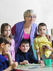 Image showing preschool  kids