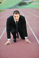 Image showing business man in sport
