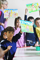 Image showing preschool  kids