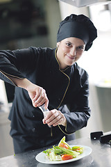 Image showing chef preparing meal