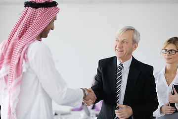 Image showing Arabic business man at meeting