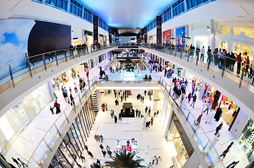 Image showing Interior of a shopping mall