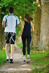 Image showing couple jogging