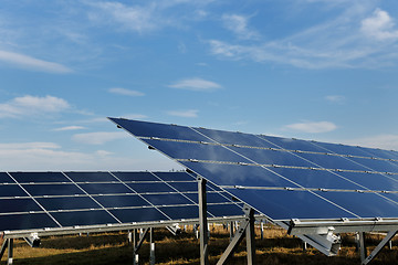 Image showing solar panel renewable energy field