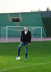 Image showing business man in sport