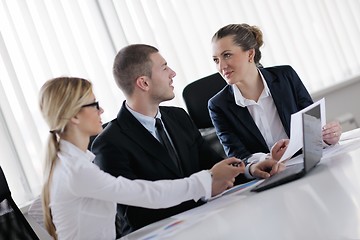 Image showing business people in a meeting at office