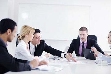 Image showing business people group on meeting