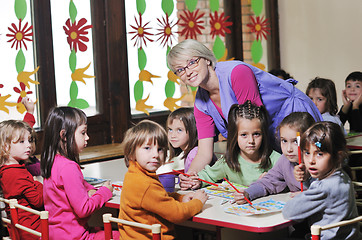 Image showing preschool  kids