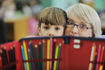 Image showing preschool  kids