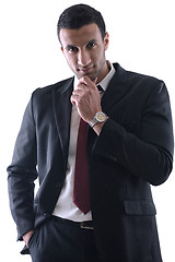 Image showing business man isolated over white background