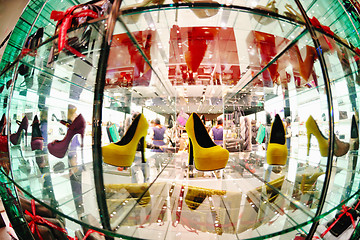 Image showing woman shoes in store