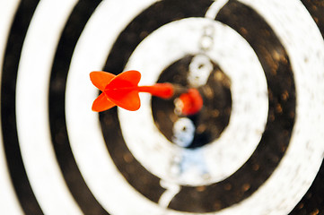Image showing dart target business concept