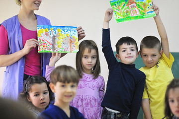 Image showing preschool  kids