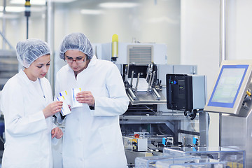 Image showing medical factory and production indoor