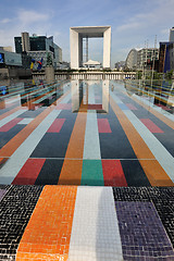 Image showing Modern Buildings in the new center of Paris