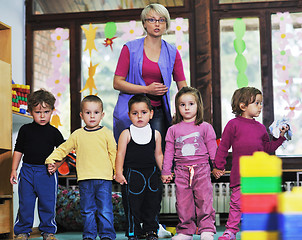 Image showing preschool  kids