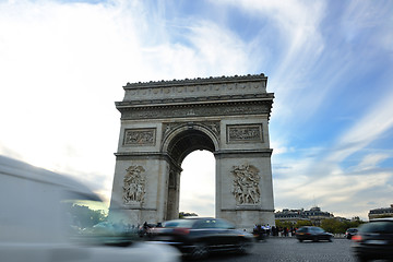 Image showing Arc de Triomphe, Paris,  France