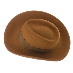 Image showing Brown vintage hat