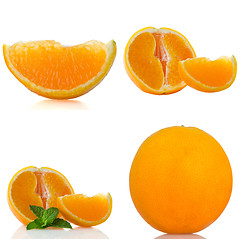 Image showing Fresh ripe oranges