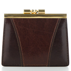 Image showing Brown leather Purse 