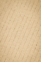 Image showing Closeup of textured recycled cardboard