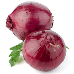 Image showing Red onions