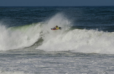 Image showing Marco Lopes during the the National Open Bodyboard Championship
