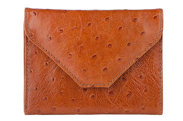 Image showing Brown leather wallet 