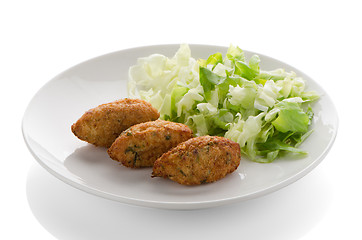 Image showing Cod fritters