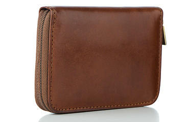 Image showing Brown leather wallet 