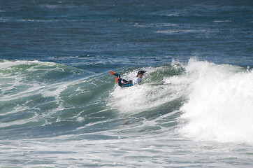 Image showing Rita Pires during the the National Open Bodyboard Championship