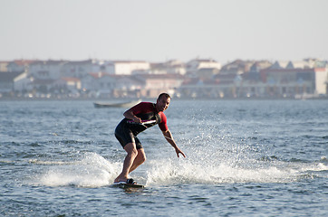 Image showing Joao Mendes  during the wakeboard demo