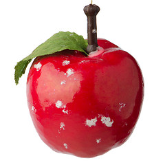 Image showing Christmas red apple decoration 