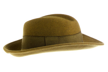 Image showing Green vintage hat