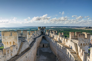 Image showing Penafiel Castle, Valladolid, Spain