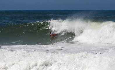 Image showing Surfer during the the National Open Bodyboard Championship