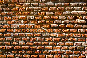 Image showing Red brick wall texture