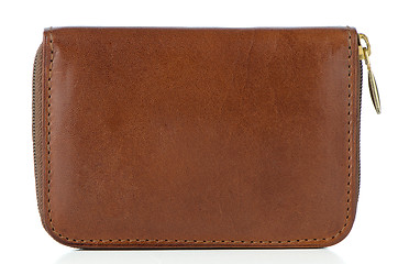 Image showing Brown leather wallet 