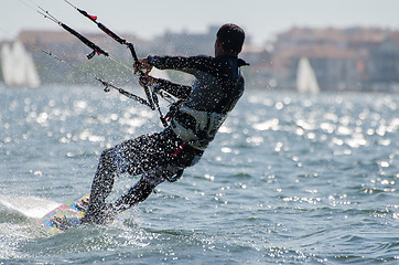 Image showing Unidentified rider in the 3rd Kiteloop Contest Aveiro 2012