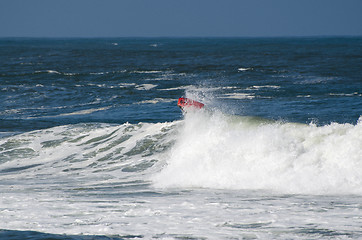 Image showing Surfer during the the National Open Bodyboard Championship