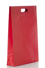 Image showing Red  paper bag