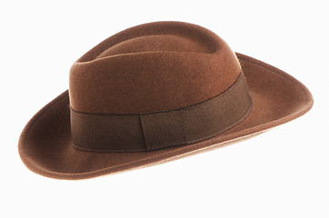 Image showing Brown vintage hat